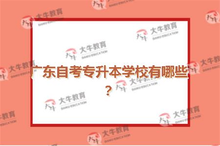 广东省专升本学校概览